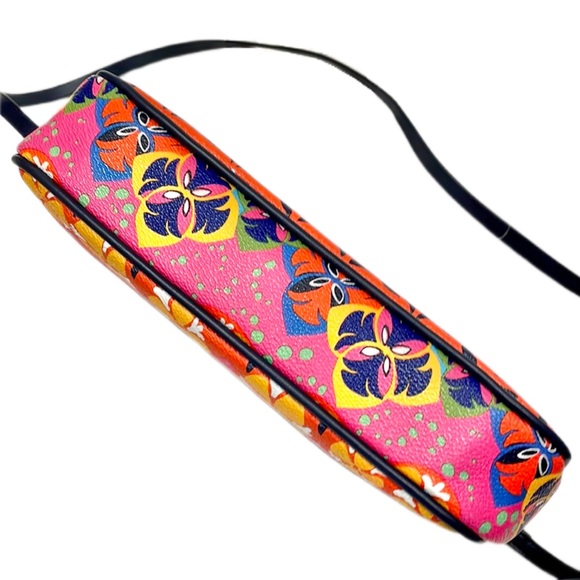 Vera Bradley BB Collection Rio Stripe Floral Flap Crossbody Bag EUC - Picture 9 of 13